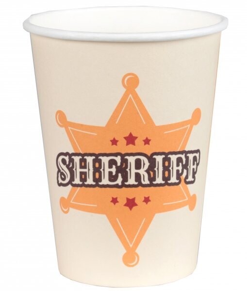GOBELET COWBOY ET INDIEN 27CL (x10)