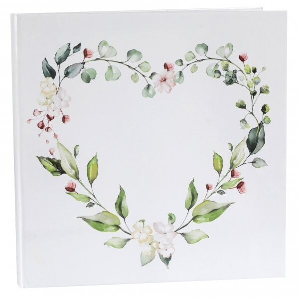 LIVRE D'OR COEUR VEGETAL 24x24CM