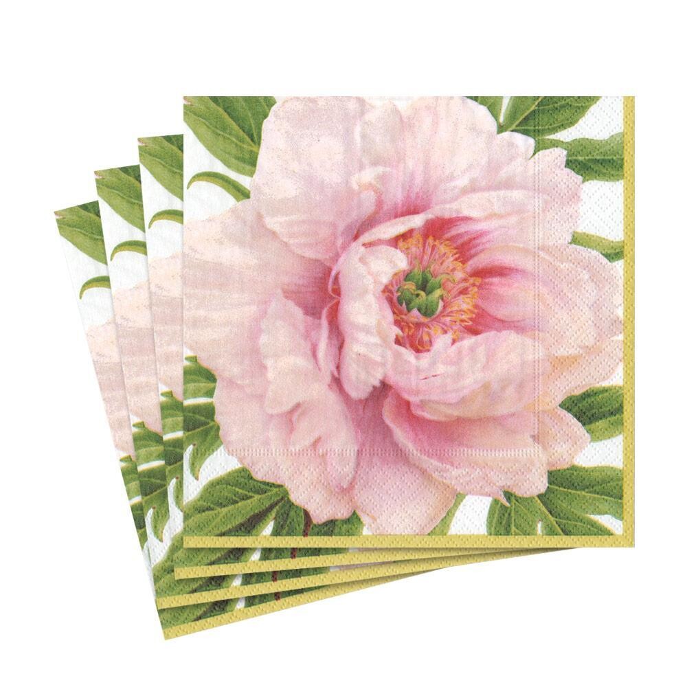 SERVIETTE RENONCULE ROSE 33CM (x20)