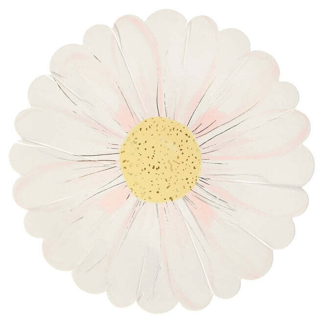 ASSIETTE FORME MARGUERITE 21CM (x8)