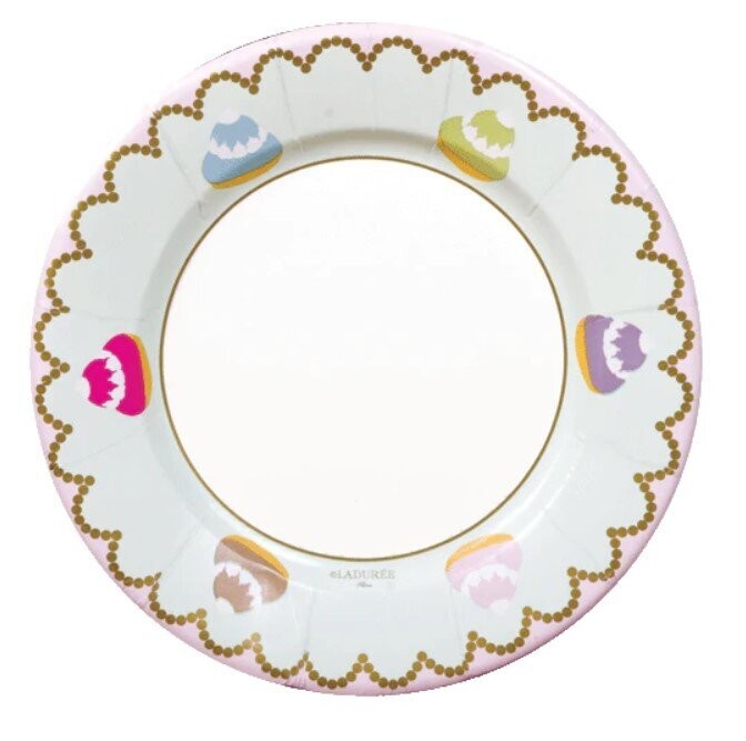 ASSIETTE EDITION LIMITEE "PETITS CHOUX LADUREE" 20CM (x8)