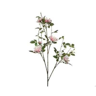 BRANCHE DE ROSES ET FEUILLAGE 1.50M