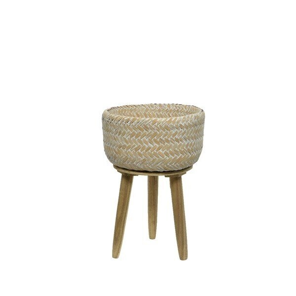PANIER BAMBOU SUR PIED 21x23CM
