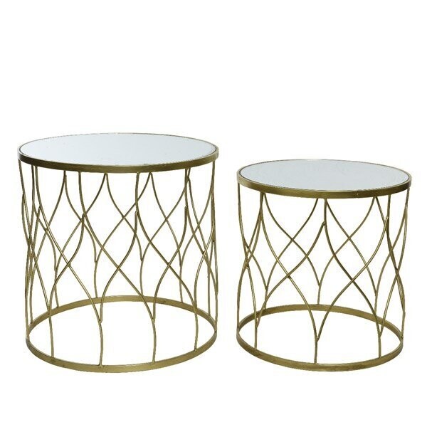 GUERIDON ROND EN FER 41x42CM