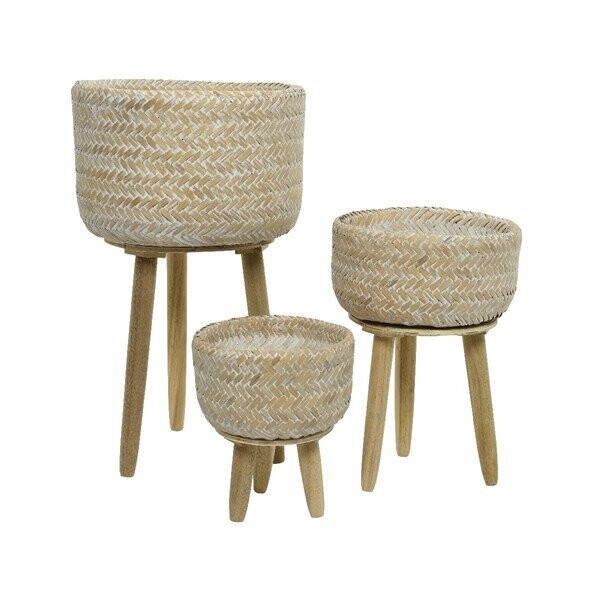 PANIER BAMBOU SUR PIED 25x35CM