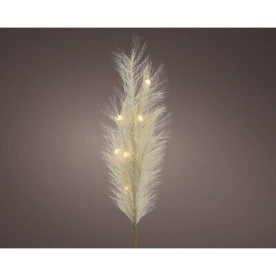 PLUMET ARTIFICIEL KAKI LUMINEUX LED 70CM