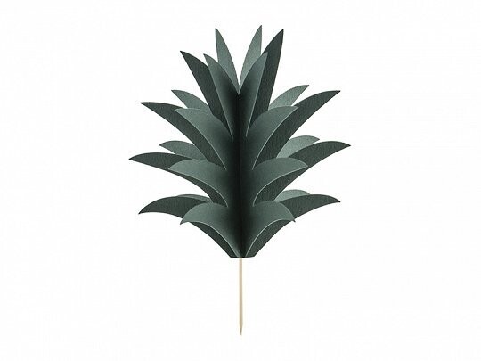 PIC FEUILLAGE ANANAS 16.5CM (x6)
