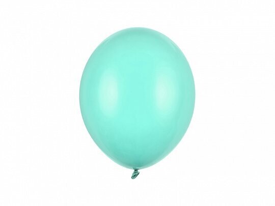 BALLON LATEX MENTHE PASTEL 27CM (x10)