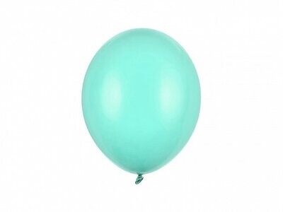 BALLON LATEX MENTHE PASTEL 27CM (x10)