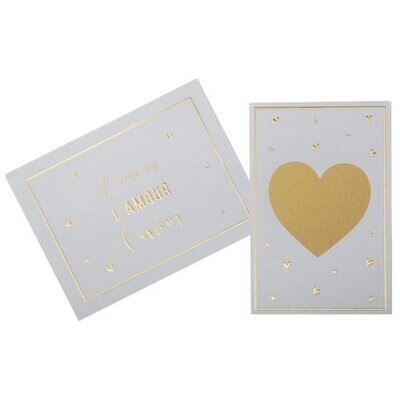 CARTE A GRATTER + ENVELOPPE PETITS COEURS