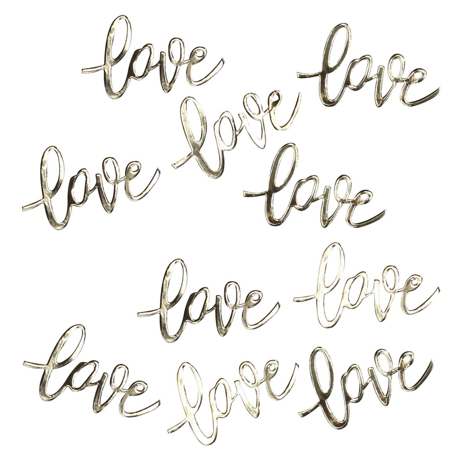 CONFETTIS LOVE DORE 3.5X6.5CM 14GR