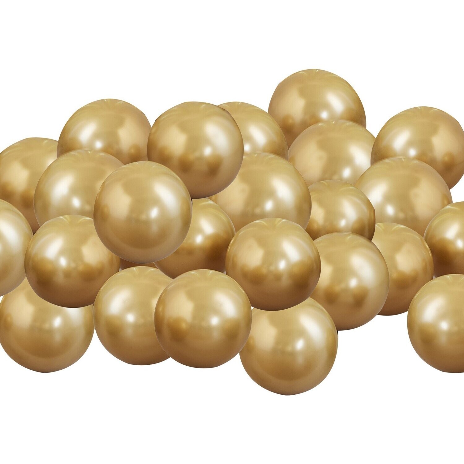 BALLON MINI BULLE OR 12CM (x40)