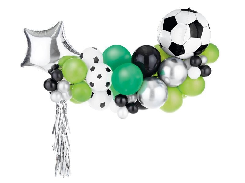 ARCHE DE 52 BALLONS FOOTBALL 150x126CM