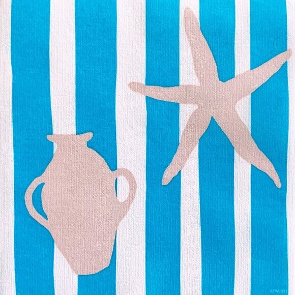 SERVIETTE TRANSAT BLEU 40x40CM (x20)
