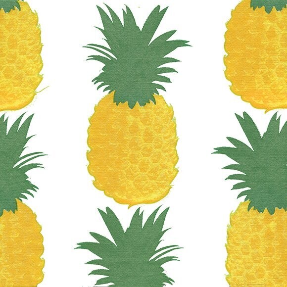SERVIETTE FIESTA ANANAS 40x40CM (x20)