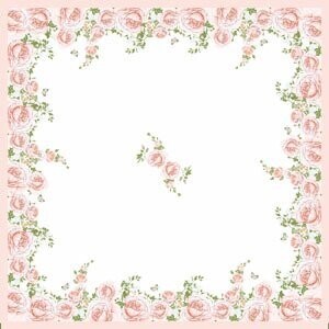 SURNAPPE DUNICEL ROSE GLORY 84x84CM