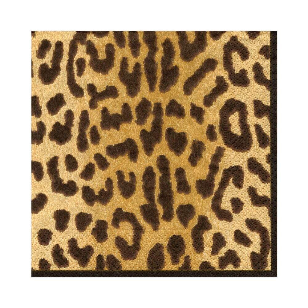 SERVIETTE LEOPARD 33CM (x20)