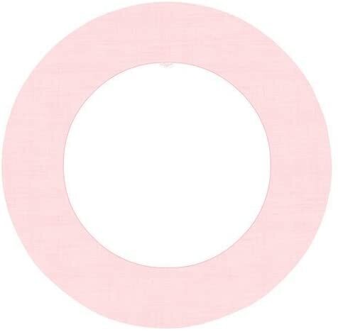 ASSIETTE RONDE BLANCHE ET ROSE 20CM (x8)