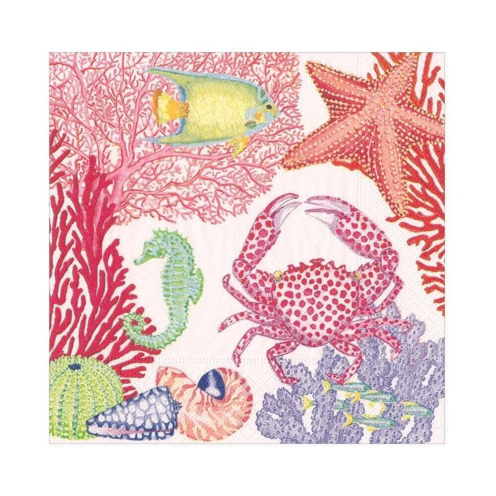 SERVIETTE UNDER THE SEA 33CM (x20)