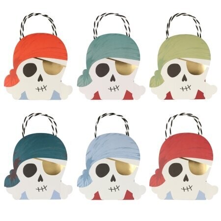 SAC A GOODIES PIRATE 18x17CM (x8)