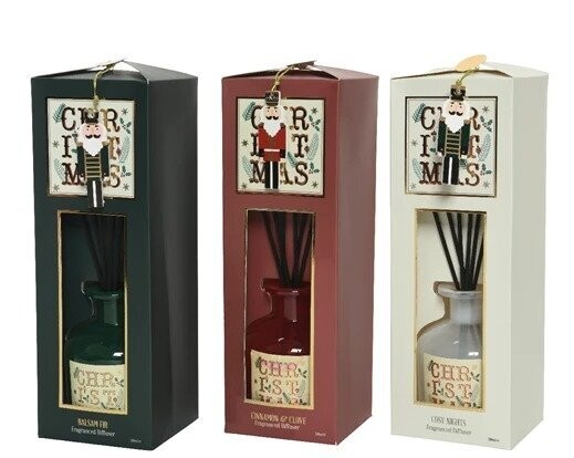 DIFFUSEUR DE PARFUMS DE NOEL VERRE 11.5CM
