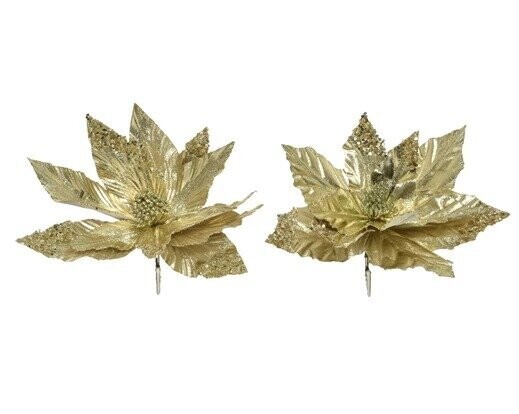POINSETTIA DORE 30CM