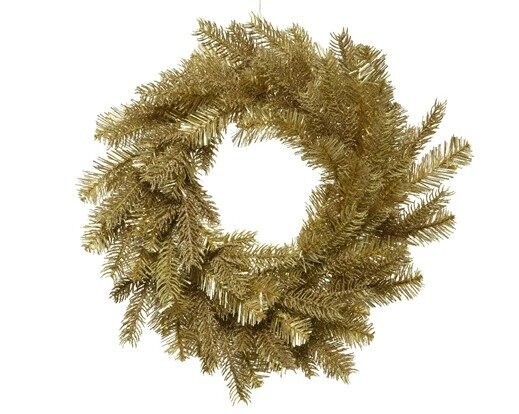 COURONNE SAPIN TIFFANY DORE 50CM