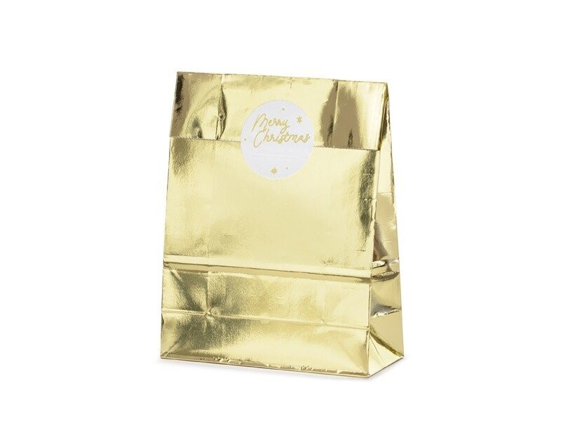 SAC CADEAU DORE 18.5x28.5x8CM (x3)