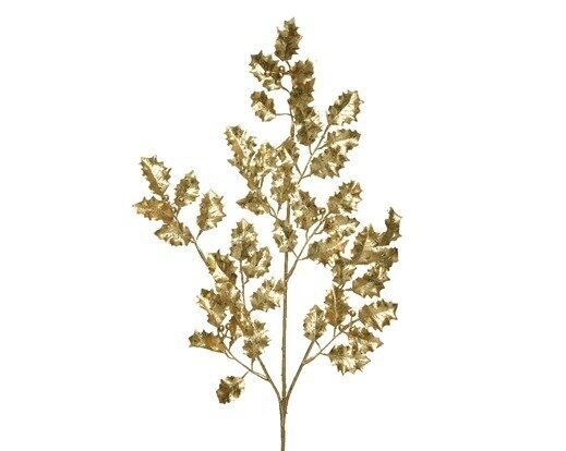 BRANCHE DE HOUX DORE 66CM