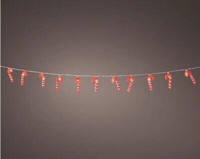 GUIRLANDE 20 SUCRE D'ORGE LEDS LUMINEUX 1.95M