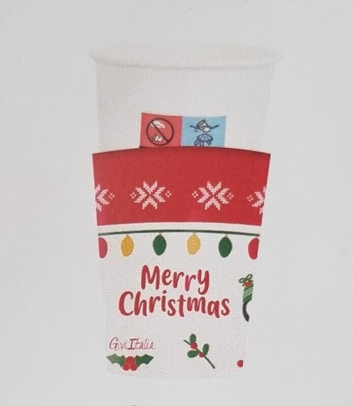 GOBELET CHRISTMAS FRIENDS 25CL (x8)