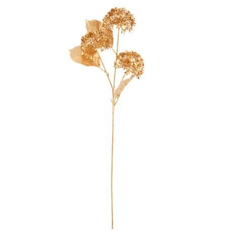 BRANCHE D'HORTENSIA OR MAT 66CM