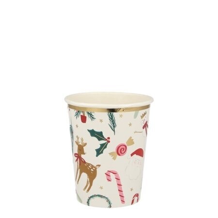 GOBELET NOEL FESTIF 25CL (x8)