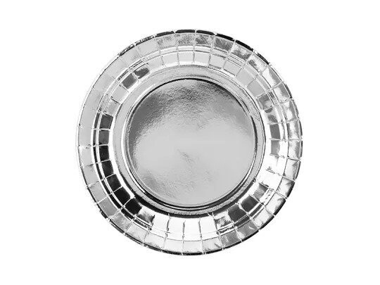 ASSIETTE RONDE ARGENT 18CM (x6)
