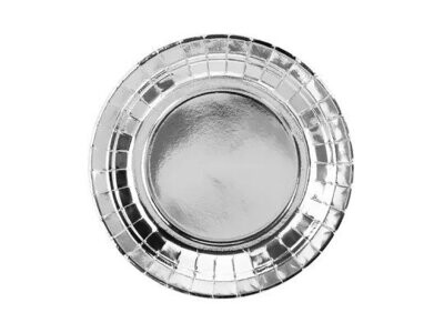 ASSIETTE RONDE ARGENT 18CM (x6)