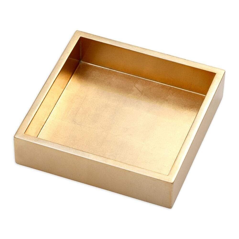 SUPPORT A SERVIETTES 33x33CM DORE