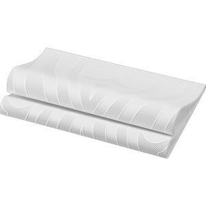 SERVIETTE ELEGANCE BLANC 40CM (x40)