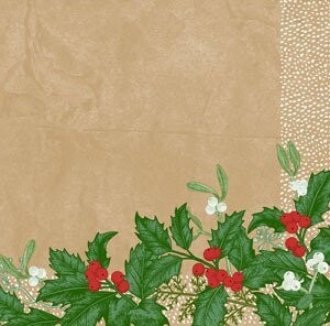 SERVIETTE DUNISOFT NATUREL ET HOUX 40CM (x60)