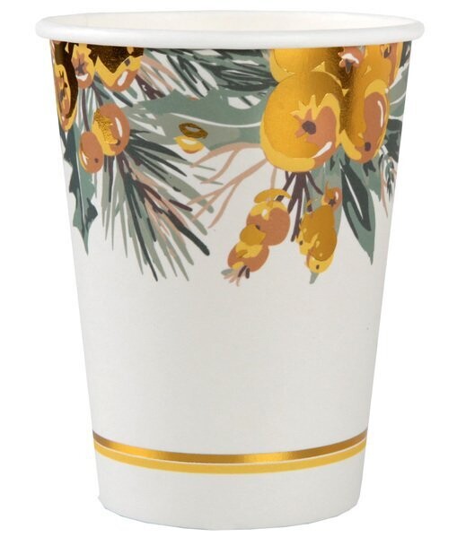 GOBELET NOEL ENCHANTE OR 27CL (x10)