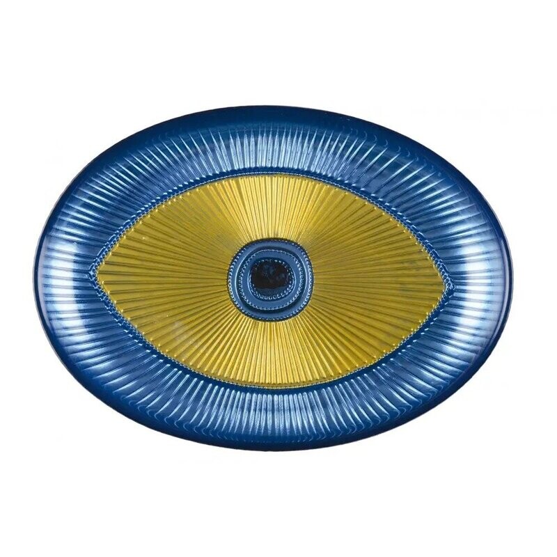 COUPELLE OVALE OEIL CLAIR 22X15.5X2CM