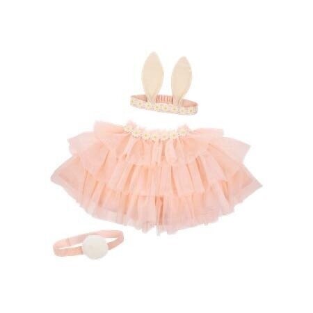 CAPE TULLE PECHE 3 A 5 ANS+ BANDEAU OREILLES DE LAPIN