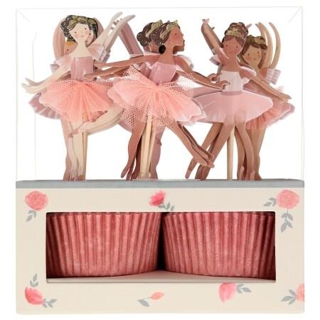 KIT A CUPCAKE BALLERINE 24 PCS