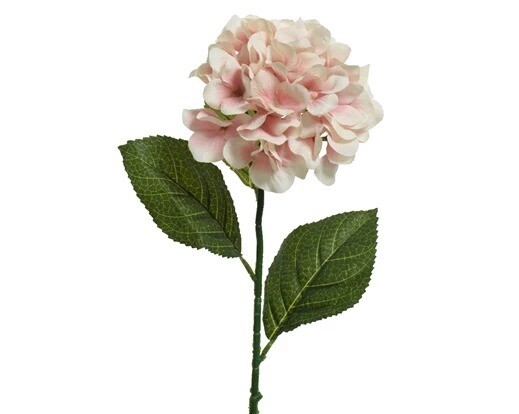 HORTENSIA ROSE POUDRE 66CM