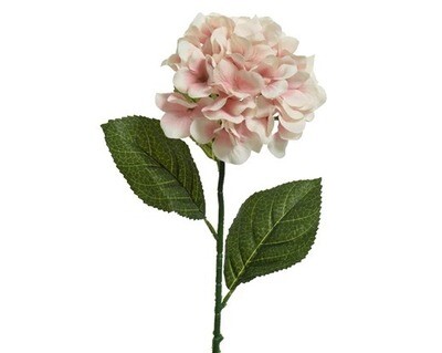 HORTENSIA ROSE POUDRE 66CM
