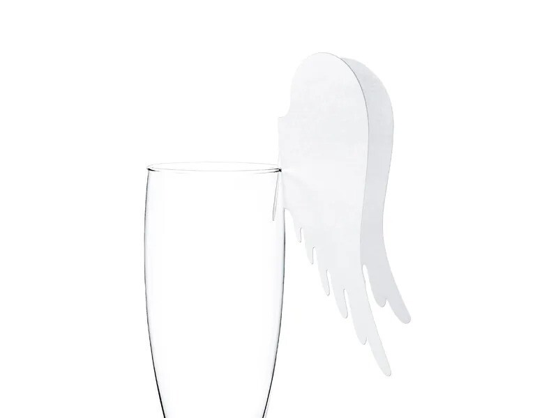 MARQUE VERRE AILE BLANCHE 12.3X10.7CM (x10)