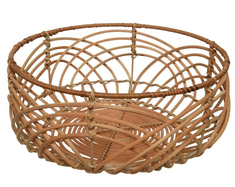 CORBEILLE ROTIN GM 30x12.5CM