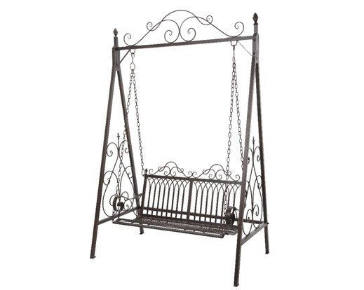 BALANCELLE FER NOIR 89x150x231CM