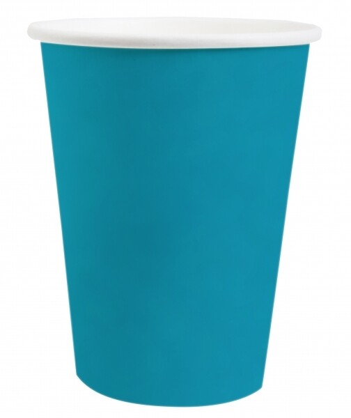 GOBELET CARTON BLEU AQUA 27CL (x10)