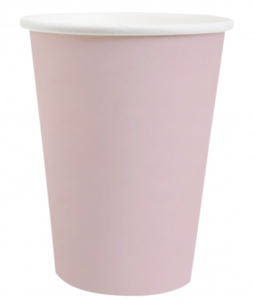 GOBELET CARTON ROSE TENDRE 27CL (x10)