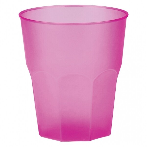 GOBELET PP FUSCHIA GIVRE 35CL (20)